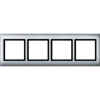 Рамка 4 поста Schneider Electric MERTEN AQUADESIGN IP44, алюминий
