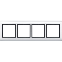 Рамка 4 поста Schneider Electric MERTEN AQUADESIGN IP44, полярно-белый
