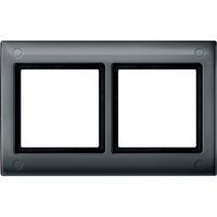 Рамка 2 поста Schneider Electric MERTEN AQUADESIGN IP44, антрацит