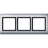 Рамка 3 поста Schneider Electric MERTEN AQUADESIGN IP44, алюминий