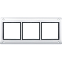 Рамка 3 поста Schneider Electric MERTEN AQUADESIGN IP44, полярно-белый