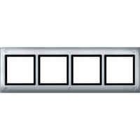 Рамка 4 поста Schneider Electric MERTEN AQUADESIGN IP44, алюминий