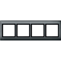 Рамка 4 поста Schneider Electric MERTEN AQUADESIGN IP44, антрацит