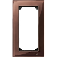 Рамка 2 поста Schneider Electric MERTEN M-ELEGANCE, вишня