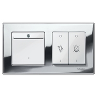 Рамка 2 поста Schneider Electric MERTEN M-ELEGANCE, хром
