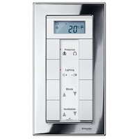 Рамка 2 поста Schneider Electric MERTEN M-ELEGANCE, хром