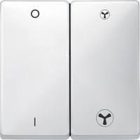 Клавиша двойная Schneider Electric MERTEN SYSTEM DESIGN, белый