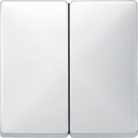 Клавиша двойная Schneider Electric MERTEN SYSTEM DESIGN, полярно-белый