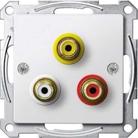 Аудио-розетка Schneider Electric MERTEN SYSTEM M, белый