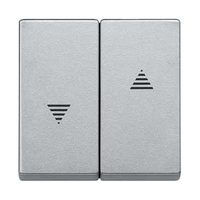 Клавиша для жалюзийного выключателя Schneider Electric MERTEN SYSTEM M, алюминий