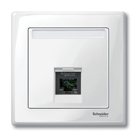 Накладка на розетку информационную Schneider Electric MERTEN SYSTEM M, полярно-белый