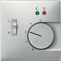 Накладка на термостат Schneider Electric MERTEN SYSTEM DESIGN, стальной