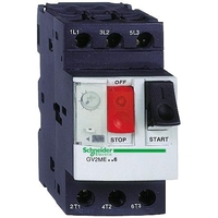 Силовой автомат для защиты двигателя Schneider Electric TeSys GV2 23А 3P, термомагнитный расцепитель