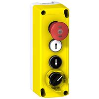 Кнопочный пост Schneider Electric Harmony XALF, 3 кнопки