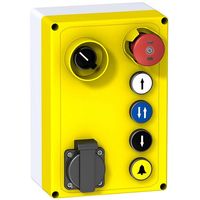 Кнопочный пост Schneider Electric Harmony XALF, 5 кнопок, 1 переключатель