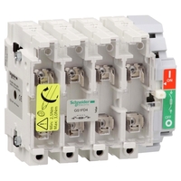Рубильник с предохранителем Schneider Electric TeSys GS 50А 4P, 14x51