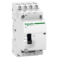 Модульный контактор Schneider Electric iCT 4P 25А 400/240В AC
