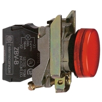Лампа сигнальная Schneider Electric Harmony, 22мм, 24В, AC/DC, Красный