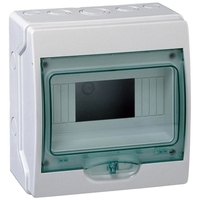 Распределительный шкаф Schneider Electric KAEDRA, 8 мод., IP65, навесной, пластик, дверь, с клеммами