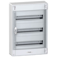 Распределительный шкаф Schneider Electric PRAGMA, 18 мод., IP40, навесной, пластик, дверь
