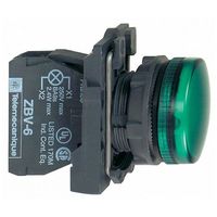 Лампа сигнальная Schneider Electric Harmony, 22мм, 250В, AC, Зеленый