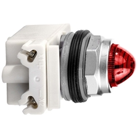 Лампа сигнальная Schneider Electric Harmony, 30мм, 120В, AC/DC, Красный