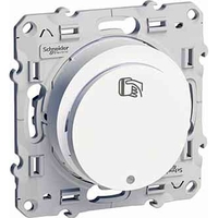 Карточный выключатель с индикацией Schneider Electric ODACE, механический, белый