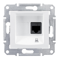 Розетка 1xRJ45 Cat.5 (STP) Schneider Electric SEDNA, белый