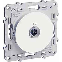 Розетка TV Schneider Electric ODACE, оконечная, белый