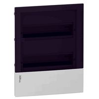 Распределительный шкаф Schneider Electric MINI PRAGMA 24 мод., IP40, встраиваемый, пластик, дымчатая дверь, с клеммами