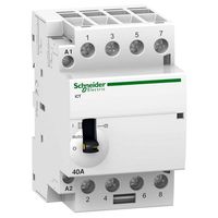 Модульный контактор Schneider Electric iCT 4P 40А 400/24В AC