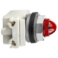 Лампа сигнальная Schneider Electric Harmony, 30мм, 24В, AC/DC, Красный
