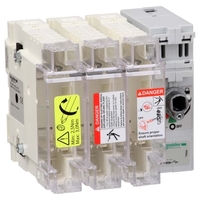 Рубильник с предохранителем Schneider Electric TeSys GS 63А 3P, 00C