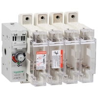 Рубильник с предохранителем Schneider Electric TeSys GS 160А 4P, 00