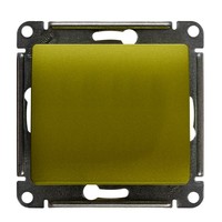 Выключатель 1-клавишный Schneider Electric GLOSSA, скрытый монтаж, фисташковый
