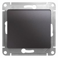 Выключатель 1-клавишный Schneider Electric GLOSSA, скрытый монтаж, графит