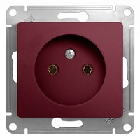 Розетка Schneider Electric GLOSSA, скрытый монтаж, баклажановый