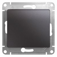 Переключатель 1-клавишный перекрестный Schneider Electric GLOSSA, скрытый монтаж, графит