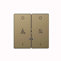 Клавиша двойная с линзами Schneider Electric MERTEN D-LIFE, песочный