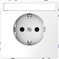 Розетка Schneider Electric MERTEN D-LIFE, скрытый монтаж, с заземлением, белый