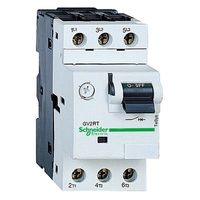 Силовой автомат для защиты двигателя Schneider Electric TeSys GV2 9.3А 3P, термомагнитный расцепитель