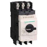Силовой автомат для защиты двигателя Schneider Electric TeSys GV3 50А 3P, термомагнитный расцепитель