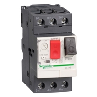 Силовой автомат для защиты двигателя Schneider Electric TeSys GV2 0.63А 3P, термомагнитный расцепитель