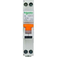 Дифавтомат Schneider Electric Домовой 2P 16А (C) 4.5кА 30мА (AC)