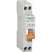 Дифавтомат Schneider Electric Домовой 2P 20А (C) 4.5кА 30мА (AC)