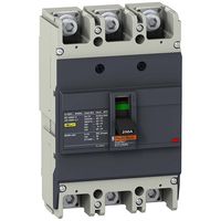 Силовой автомат Schneider Electric Easypact EZC 250, TM-D, 25кА, 3P, 100А