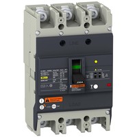 Силовой автомат Schneider Electric Easypact EZC 250, TM-D c диф защитой, 36кА, 3P, 63А