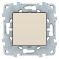 Выключатель 1-клавишный Schneider Electric UNICA NEW, скрытый монтаж, бежевый