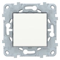Переключатель 1-клавишный перекрестный Schneider Electric UNICA NEW, скрытый монтаж, белый