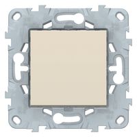 Переключатель 1-клавишный перекрестный Schneider Electric UNICA NEW, скрытый монтаж, бежевый